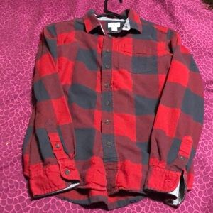 Checkered long sleeve shirt